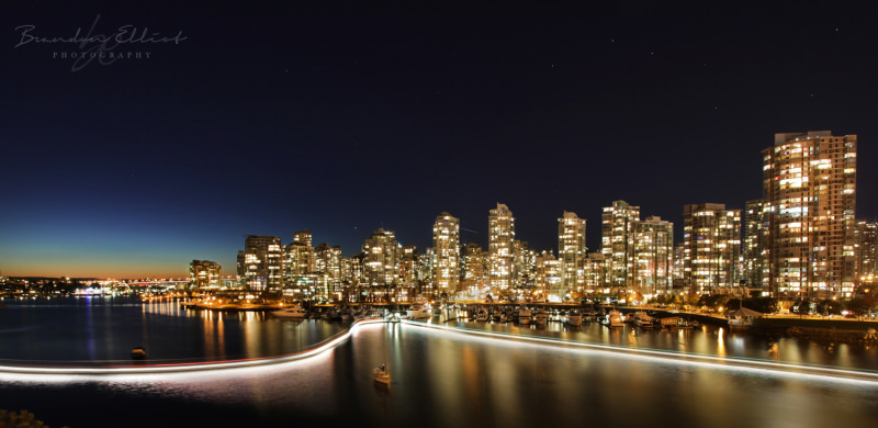 Eye spy...the big dipper over Yaletown. Photograph by Brandon Elliot