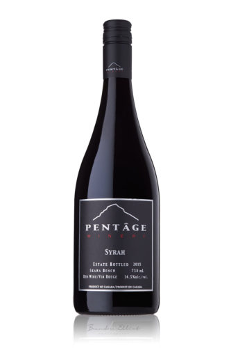 red wine syrah photographed in penticton, by professional photographer